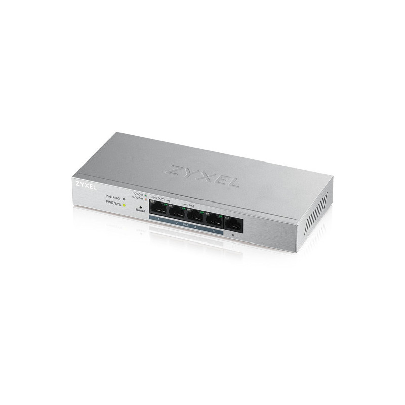 Switch zyxel gs1200 - 5hp v2 5 puertos
