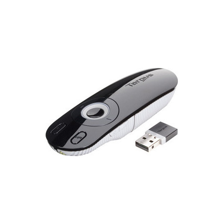 Targus Laser Presentation Remote wireless presenter Black, Gray