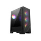 Caja ordenador gaming msi mag forge 121a airflow atx argb cristal templado negro Caja ordenador gaming msi mag forge 121a airflow atx argb cristal templado negro