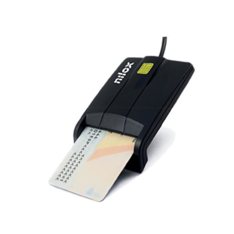 Lector dni electronico nilox negro Lector dni electronico nilox negro
