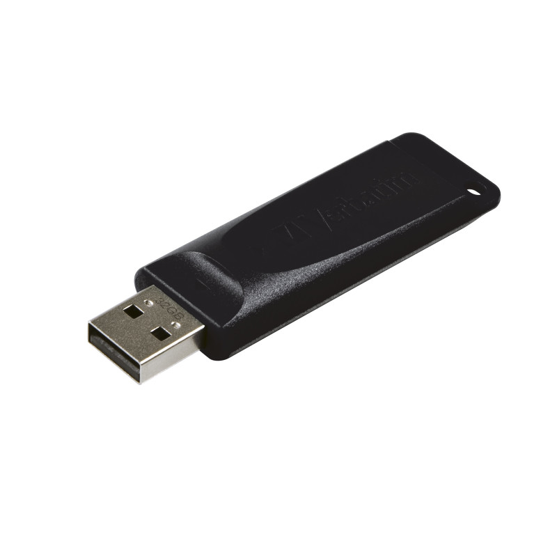 VERBATIM PENDRIVE STORENGO SLIDER 32GB RETRACTABLE USB 2.0 BLACK VERBATIM PENDRIVE STORENGO SLIDER 32GB RETRACTABLE USB 2.0 BLACK