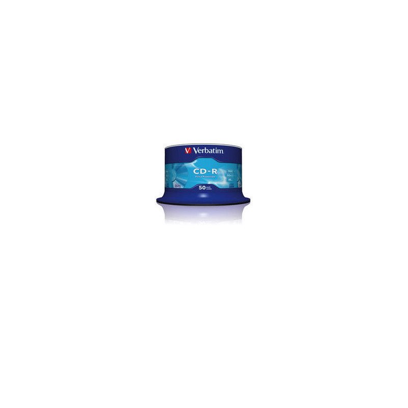 VERBATIM CD-R 700MB 52X 50 PACK SPINDLE EXTRA PROTECTION SURFACE 43351 VERBATIM CD-R 700MB 52X 50 PACK SPINDLE EXTRA PROTECTION SURFACE 43351