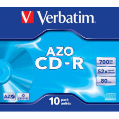Verbatim CD-R Super AZO Crystal 700 MB 52x 10 pc(s)