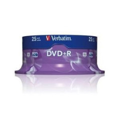 Verbatim DVD+R Matt Silver 4.7 GB 25 pc(s)