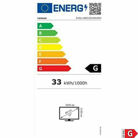Monitor Lenovo 66FDGAC2EU 4K Ultra HD 31,5"
