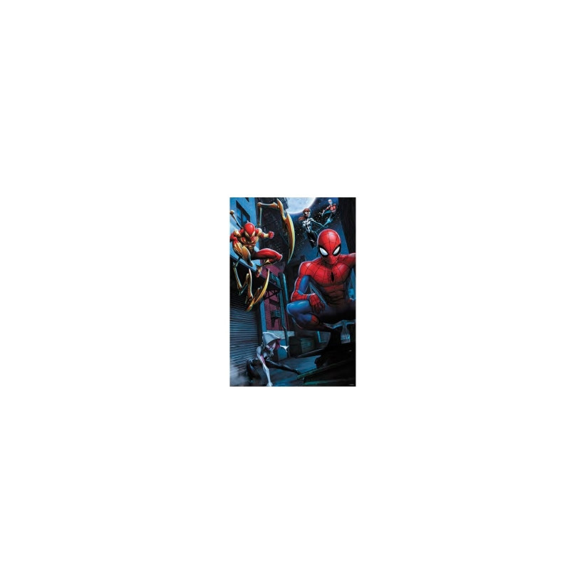 Puzzle lenticular prime 3d marvel spiderman nuevo universe 200 piezas