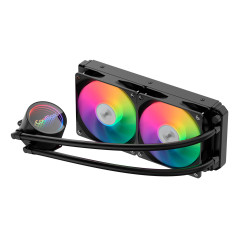 CoolBox Infinite Liquid 240 ARGB Processor Liquid cooling kit 4.72" (12 cm) Black 1 pc(s)