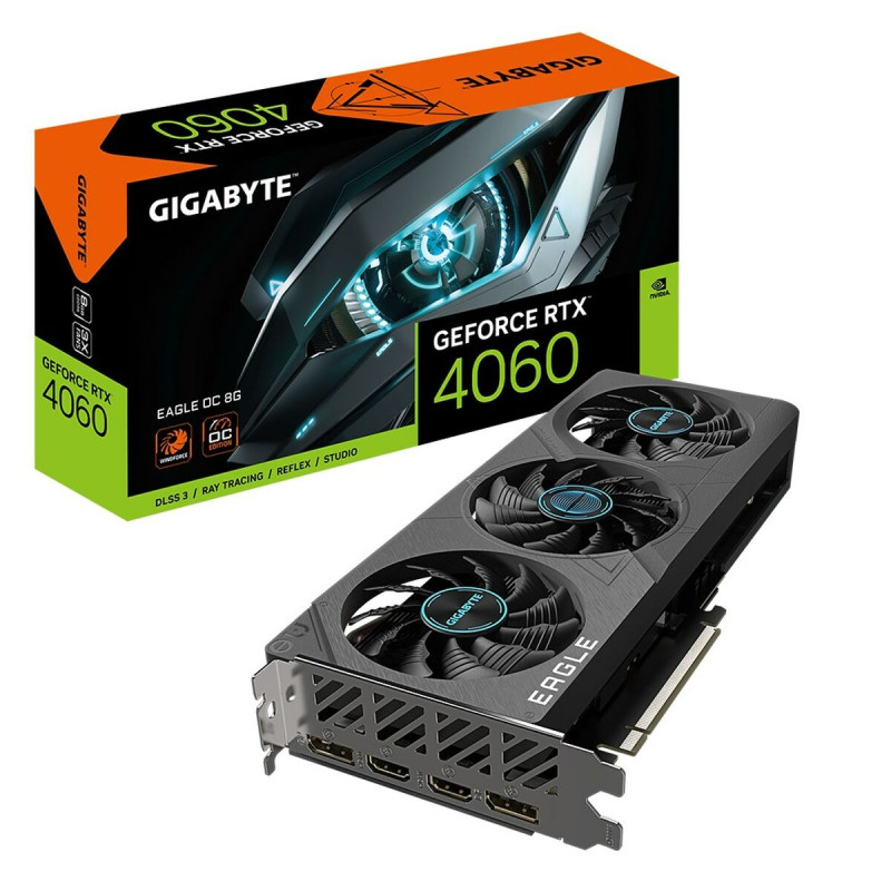 Graphics card Gigabyte GV-N4060EAGLE OC-8GD Geforce RTX 4060 GDDR6