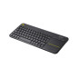Teclado logitech k400 plus touch keyboard negro wireless inalambrico