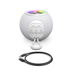 Altavoz hama ball shape mono blanco