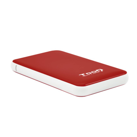 TooQ TQE-2528R contenitore di unità di archiviazione Box esterno SSD Rosso 2.5"