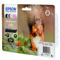 Multipack cartucho tinta epson 378 c13t37884010 6 colores foto claria 378 ardilla