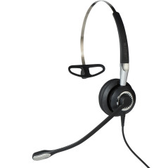 Jabra 2486-820-209 cuffia e auricolare Cablato Passanuca, A clip, A Padiglione Ufficio Nero, Argento