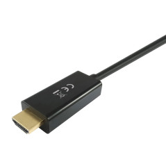 Equip 119392 video cable adapter 196.9" (5 m) DisplayPort HDMI Black