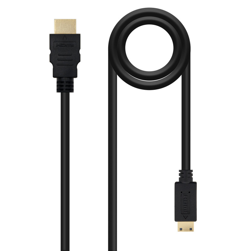 Cable hdmi a mini hdmi nanocable 1.8m - macho - macho Cable hdmi a mini hdmi nanocable 1.8m - macho - macho
