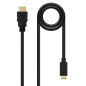 Cable hdmi a mini hdmi nanocable 1.8m - macho - macho Cable hdmi a mini hdmi nanocable 1.8m - macho - macho
