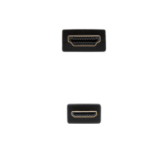 Nanocable 10.15.0902 HDMI cable 70.9" (1.8 m) HDMI Type A (Standard) HDMI Type C (Mini) Black