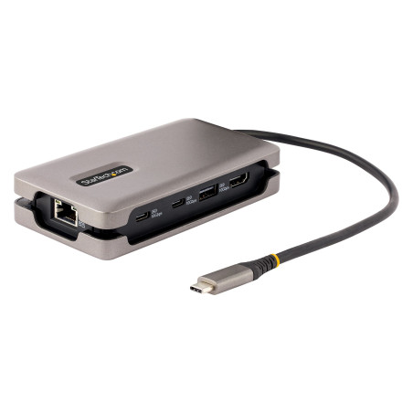 StarTech.com Adattatore Multiporta USB-C - Docking Station USB Type-C 3.2 Gen2 10Gbps con Uscita Video HDMI 2.0b 4K 60Hz, Hub
