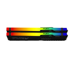 Memoria ram ddr5 64gb 2 x 32gb kingston - 6000 mhz - pc5 - 48000 - fury beast rgb - cl36 - 1.35v
