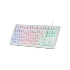 Mars Gaming MK023 tastiera USB QWERTY Spagnolo Bianco