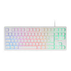 Mars Gaming MK023 tastiera USB QWERTY Spagnolo Bianco