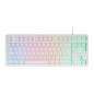 Teclador mars gaming mk023 tkl frgb usb 2.0 blanco