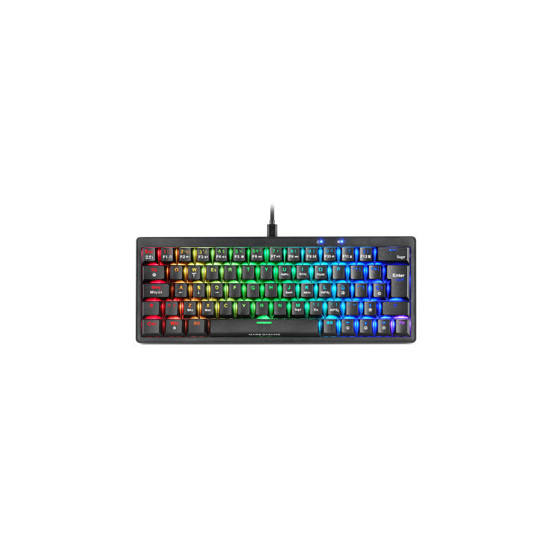 Teclado mars gaming mkminipro rgb negro