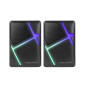 Altavoces mars gaming ms - h rgb negro