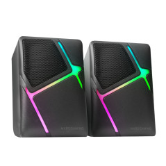 Altavoces mars gaming ms - h rgb negro
