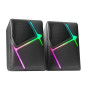 Altavoces mars gaming ms - h rgb negro