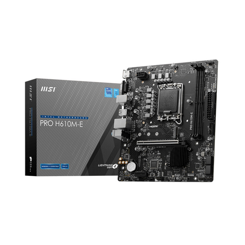 Placa base msi pro h610m - e 1700 ddr5 Placa base msi pro h610m - e 1700 ddr5