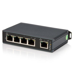 StarTech.com IES5102 network switch Unmanaged Fast Ethernet (10 100) Black