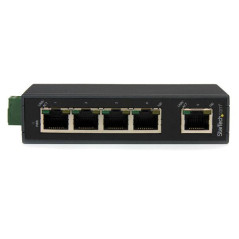 StarTech.com IES5102 network switch Unmanaged Fast Ethernet (10/100) Black