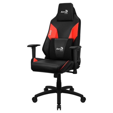 Aerocool Admiral Universal gaming chair Padded seat Black, Red