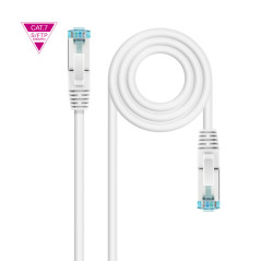 Nanocable 10.20.1700-L25-W networking cable White 9.84" (0.25 m) Cat7 SF UTP (S-FTP)