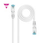 Latiguillo cable red lszh - sftp cat.7 rj45 nanocable 0.25m blanco