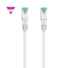 Latiguillo cable red lszh - sftp cat.7 rj45 nanocable 0.25m blanco