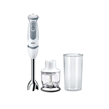 Braun MultiQuick 9 MultiQuick 5 Vario MQ 5220 WH 0.6 L Immersion blender 1000 W Gray, Stainless steel, White