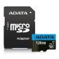 Tarjeta micro sd adata 128gb cl10 + adaptador sd