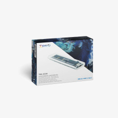 TooQ TQE-2200 storage drive enclosure SSD enclosure Transparent M.2