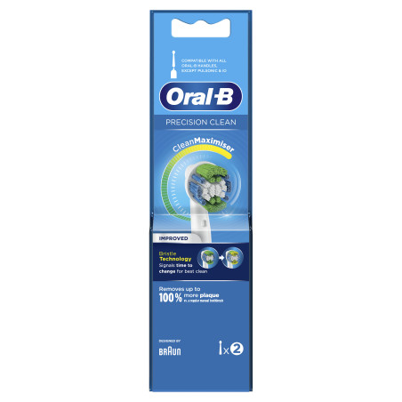 Pack de 2 cabezales - recambios braun oral - b er20rb - 2