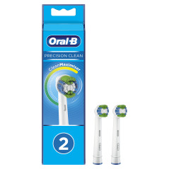 Oral-B Precision Clean 80338441 testina per spazzolino 2 pz Blu, Verde, Bianco