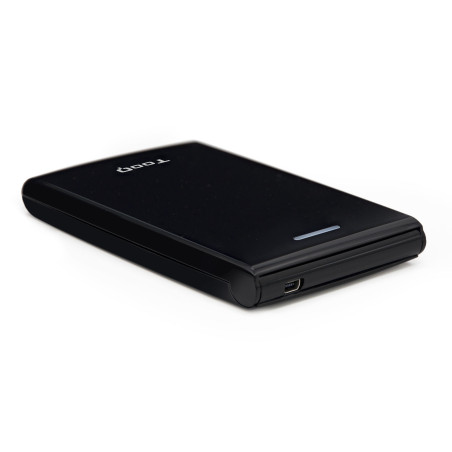 TooQ TQE-2526B storage drive enclosure HDD enclosure Black 2.5" USB powered