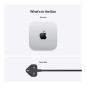 ORDENADOR APPLE MAC MINI SILVER M4 CHIP M4 10C 24GB SSD 512G