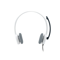Logitech 981-000350 headphones headset Wired Head-band Office Call center White
