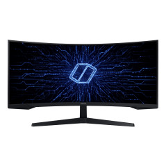 Samsung G55T computer monitor 34" 3440 x 1440 pixels UltraWide Quad HD LED Black
