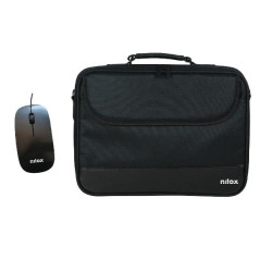 Nilox NOTEBAG 15.6 PRO + MOUSE USB 16" Briefcase Black