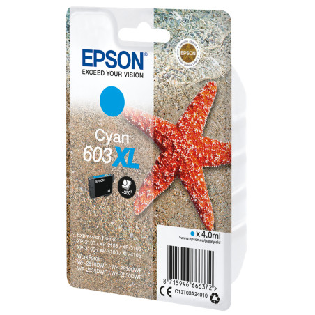 Epson C13T03A24010 ink cartridge 1 pc(s) Original High (XL) Yield Cyan