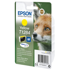 Cartucho tinta epson t1284 amarillo 3.5ml s22 - sx125 - sx420w - sx425w - bx305f - bx305fw -  zorro