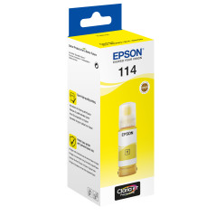 Botella tinta epson ecotank 114 amarillo 70ml